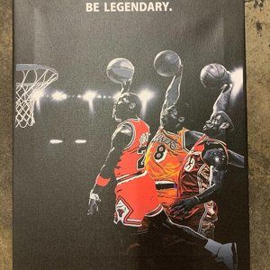 Be Legendary 16x24in Mounted Canvas